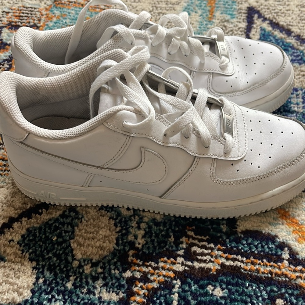 Nike white Air Force ones